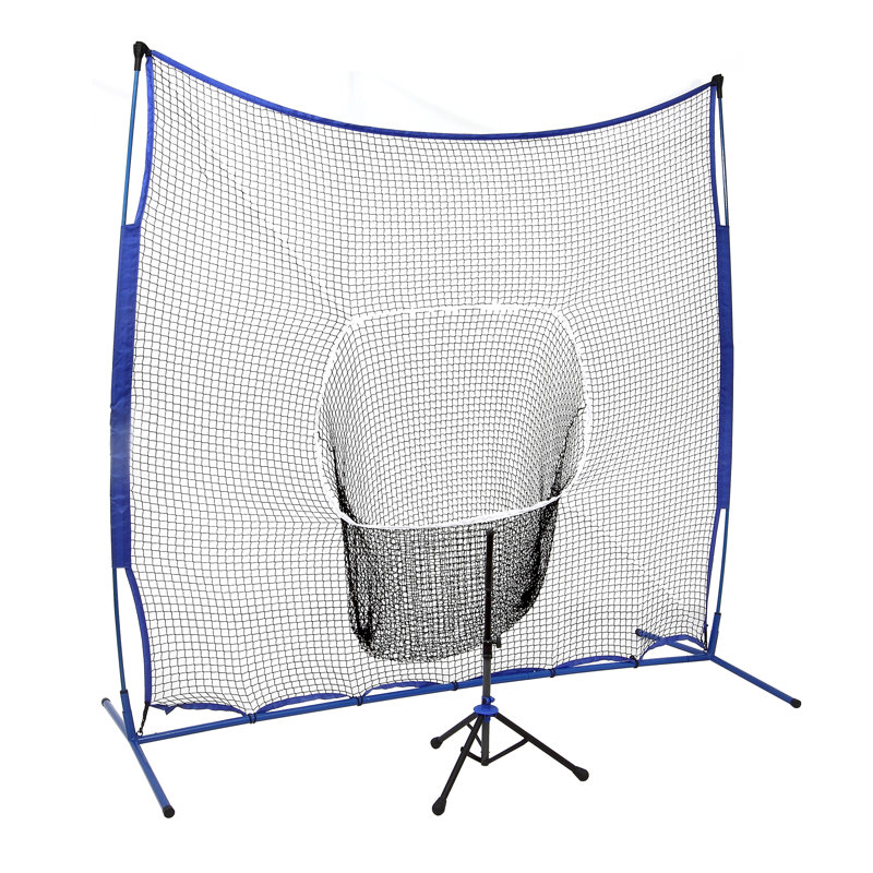 Hathaway Games Powerstroke Baseball Hitting Net System with Adjustable